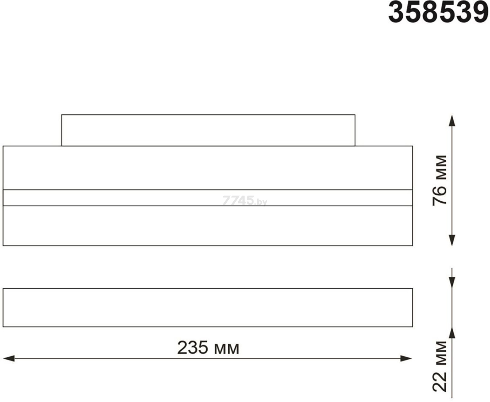 Светильник трековый светодиодный NOVOTECH Shino Flum 12 Вт 4000K черный (358539) - Фото 4