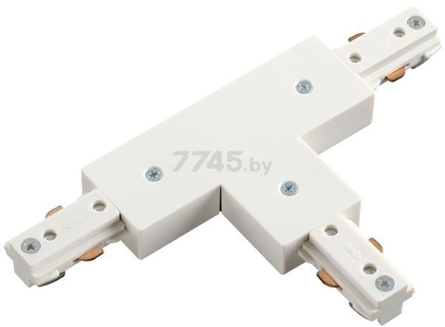 Коннектор для однофазного шинопровода T-образный NOVOTECH Port NT18 053 белый (135010)