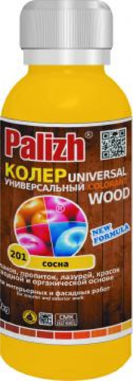 Колер PALIZH Wood универсальный №201 сосна 0,1 л