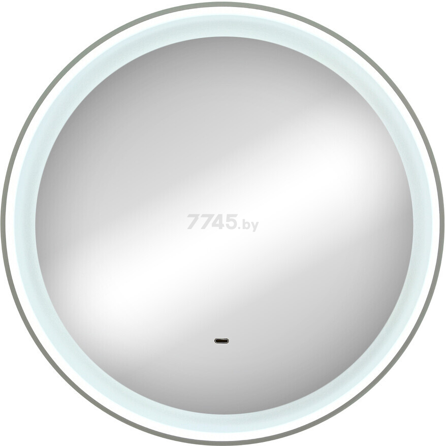 Зеркало для ванной с подсветкой КОНТИНЕНТ Planet White LED D600 ореольная теплая подсветка (ЗЛП1269) - Фото 2
