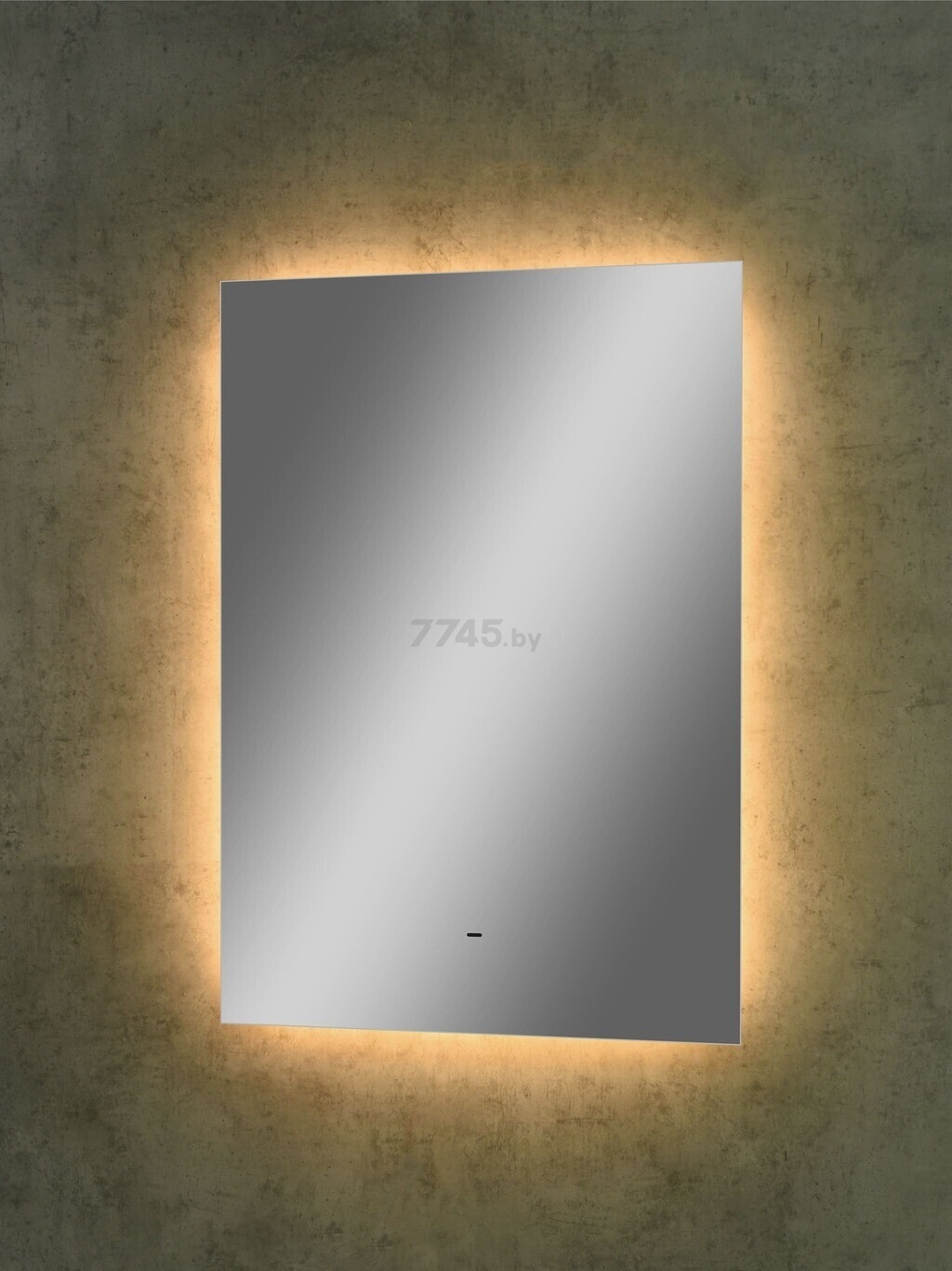 Зеркало для ванной с подсветкой КОНТИНЕНТ Trezhe LED 500х700 ореольная холодная подсветка (ЗЛП608) - Фото 2