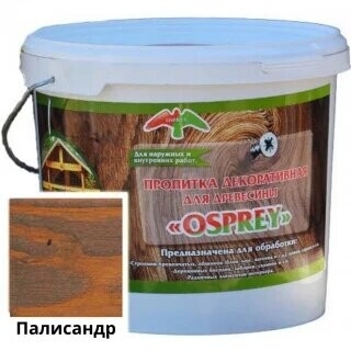 Пропитка OSPREY декоративная для древесины палисандр 1,8 кг