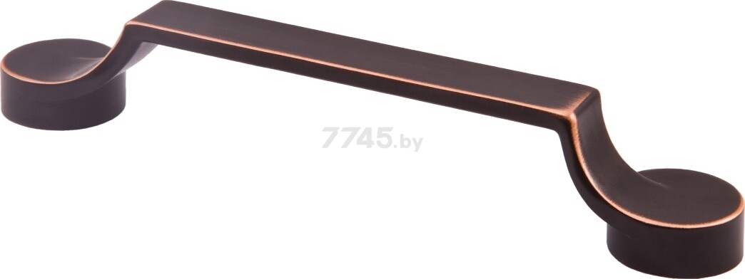 Ручка мебельная скоба AKS Twist-128 медь шлифованная (56792)