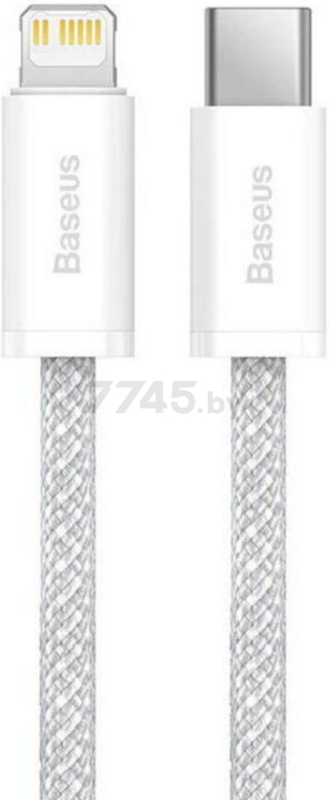 Кабель BASEUS CALD000002 Dynamic Series Fast Charging Data Cable Type-C to iP 20W 1m White - Фото 2