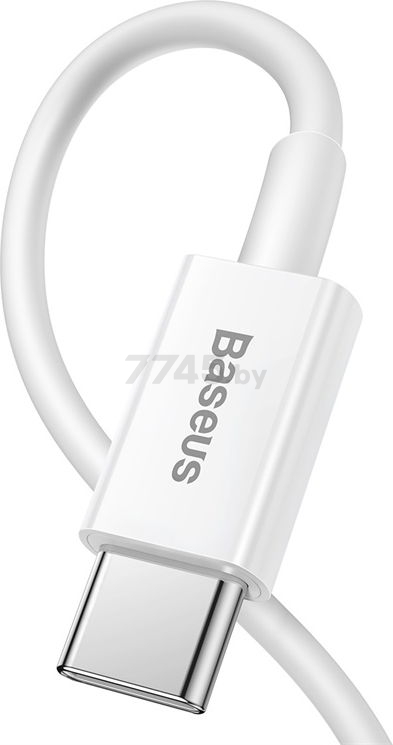 Кабель BASEUS CATLYS-C02 Superior Series Type-C to Lightning (PD 20W) 2m White - Фото 3