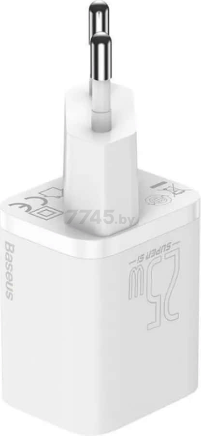 Сетевое зарядное устройство BASEUS Super Si Quick Charger White (CCSP020102) - Фото 3