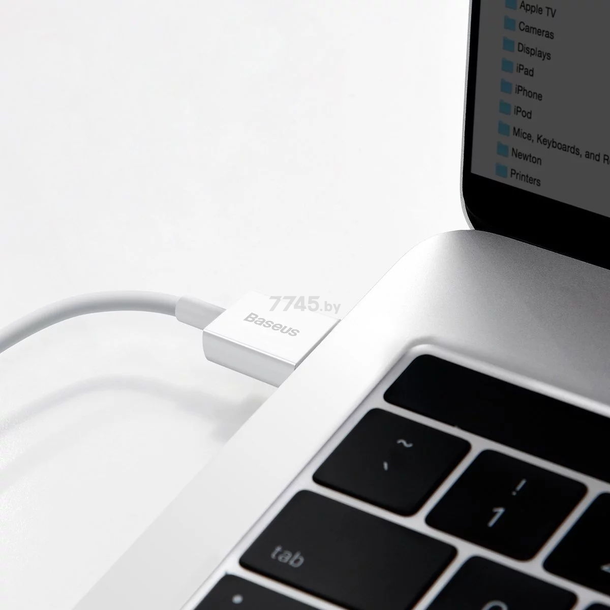 Кабель BASEUS CATYS-A02 Superior Series Fast Charging Data Cable USB to Type-C 66W 2m White - Фото 8