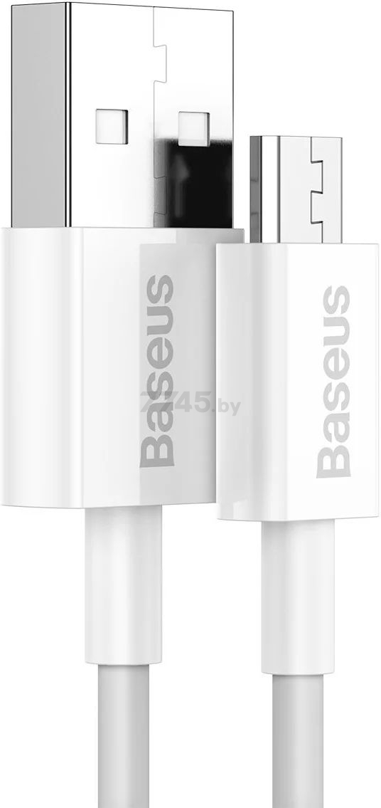 Кабель BASEUS CAMYS-02 Superior Series Fast Charging Data Cable USB to Micro USB 2A 1m White - Фото 2