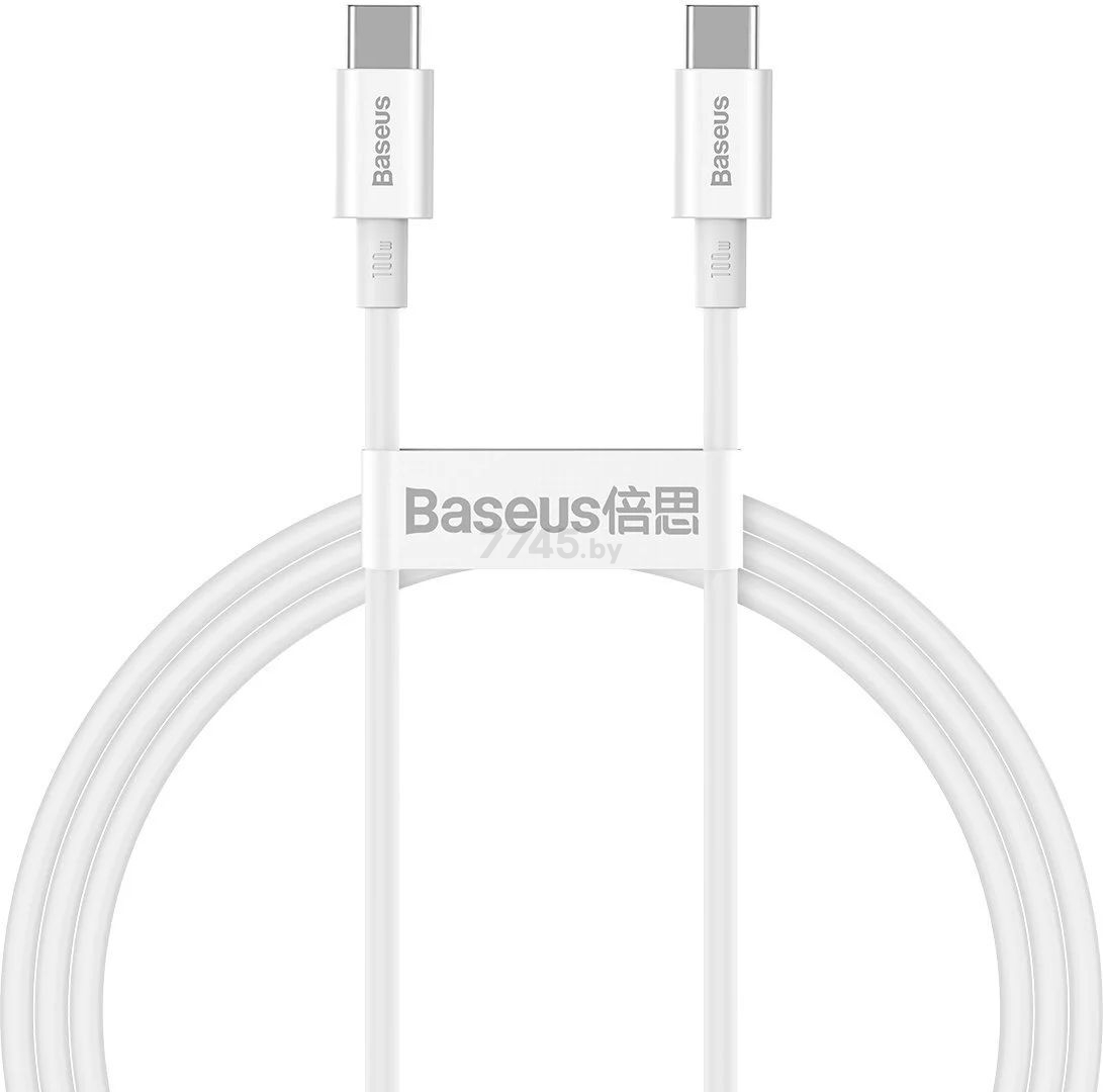Кабель BASEUS CATYS-B02 Superior Series Type-C to Type-C (PD 100W) 1m White