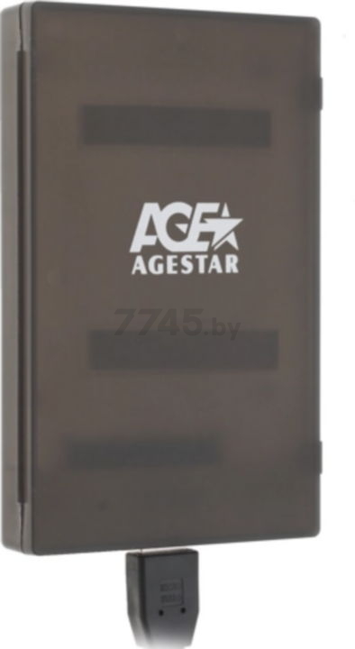 Бокс для жесткого диска AGESTAR 3UBCP1-6G Black - Фото 3