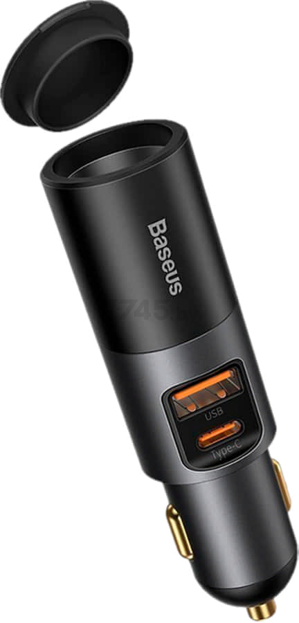 Автомобильное зарядное устройство BASEUS Share Together with Cigarette Port C+U (CCBT-C0G)