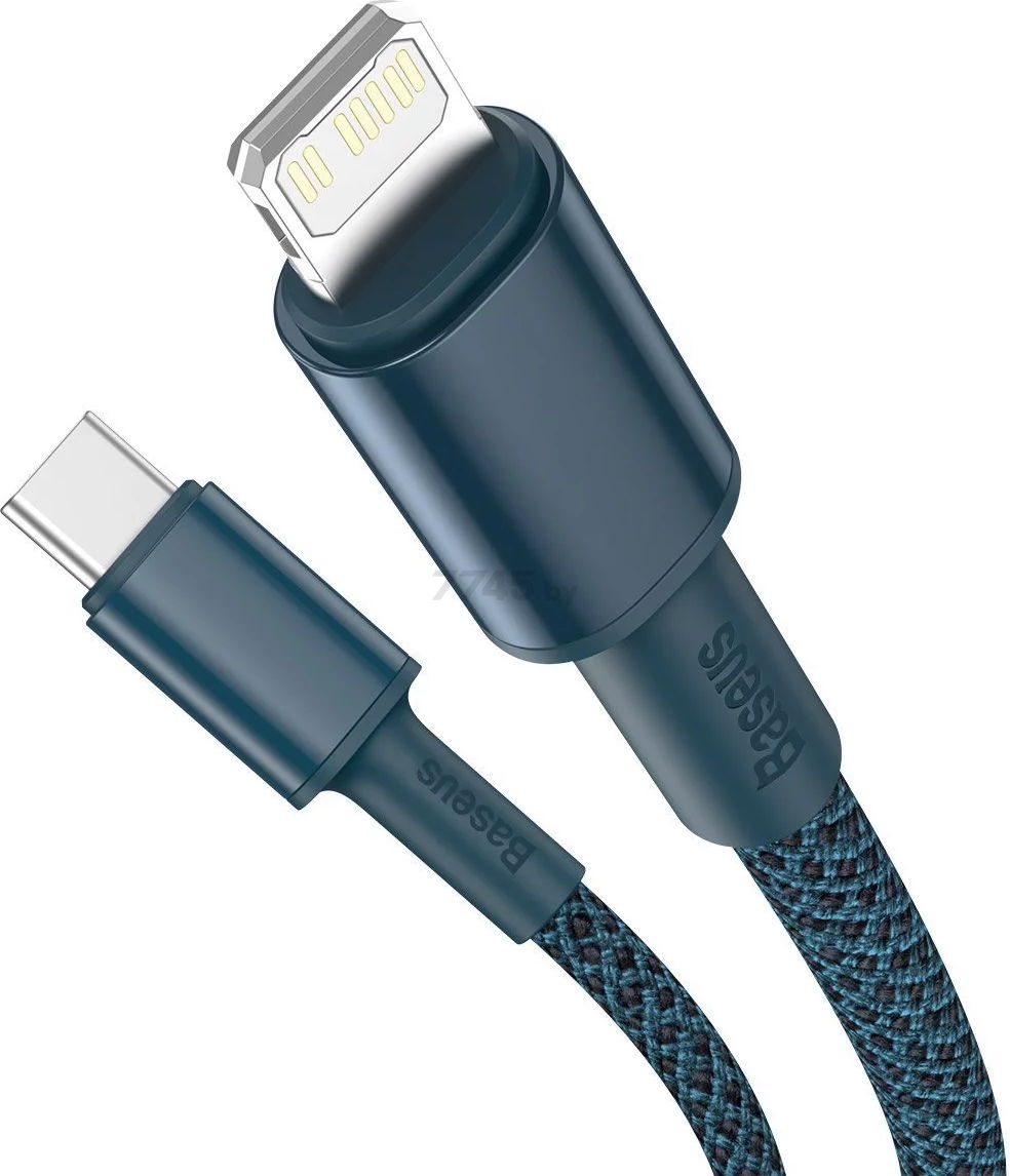 Кабель BASEUS CATLGD-03 Fast Charging Data Cable Type-C to Lightning PD 20W 1m Blue - Фото 2