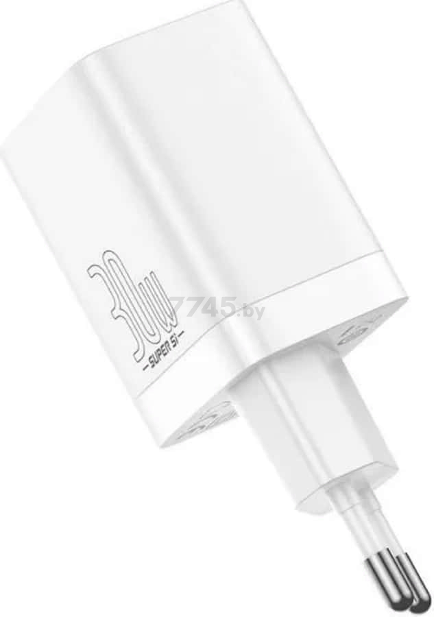 Сетевое зарядное устройство BASEUS Super Si Pro Quick Charger White (CCSUPP-E02) - Фото 4