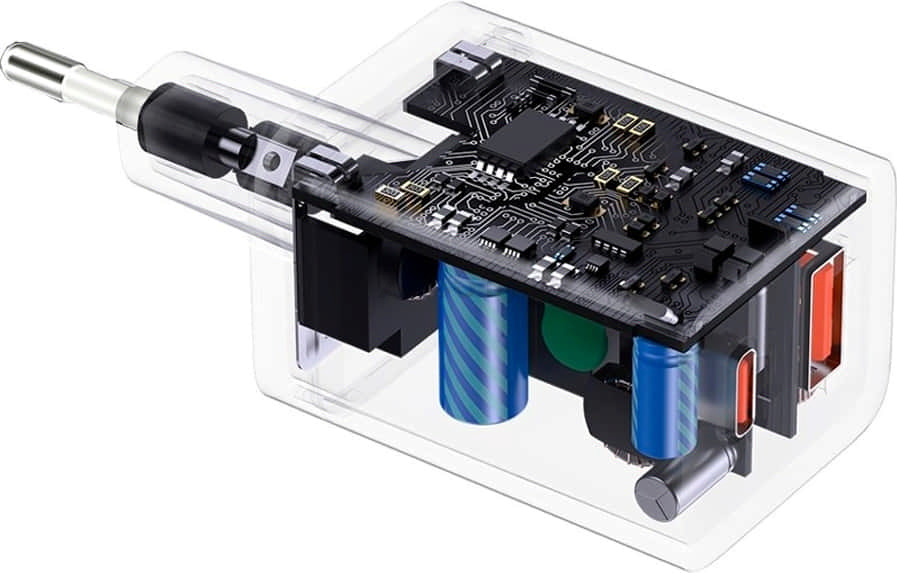 Сетевое зарядное устройство BASEUS Super Si Pro Quick Charger White (CCSUPP-E02) - Фото 10