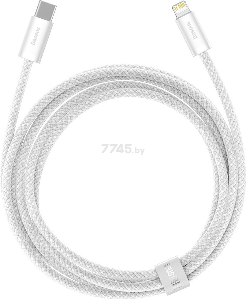 Кабель BASEUS CALD000102 Dynamic Series Fast Charging Data Cable Type-C to iP 20W 2m White - Фото 3