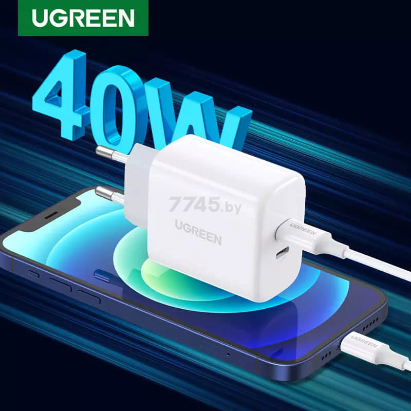 Сетевое зарядное устройство UGREEN CD243 White (10343) - Фото 5