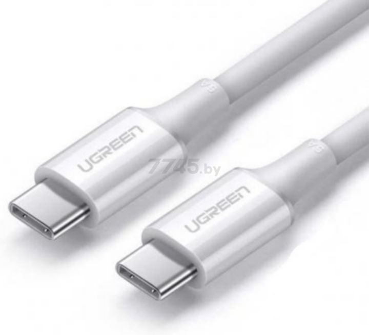 Кабель UGREEN US300-60551 USB-C – USB-C белый - Фото 2