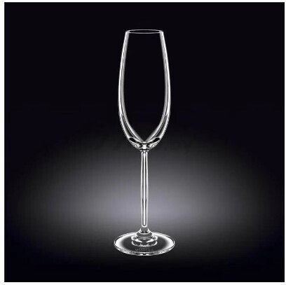 Набор бокалов для шампанского WILMAX Crystalline 2 штуки 230 мл (WL-888005/2С) - Фото 2