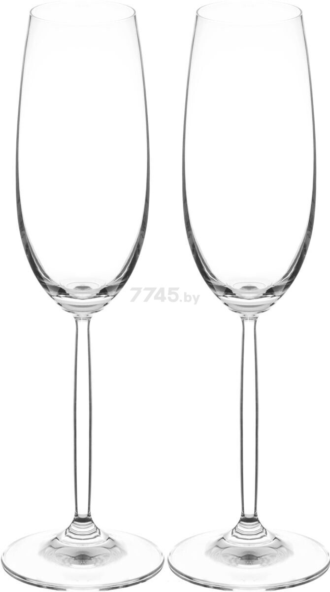 Набор бокалов для шампанского WILMAX Crystalline 2 штуки 230 мл (WL-888005/2С)