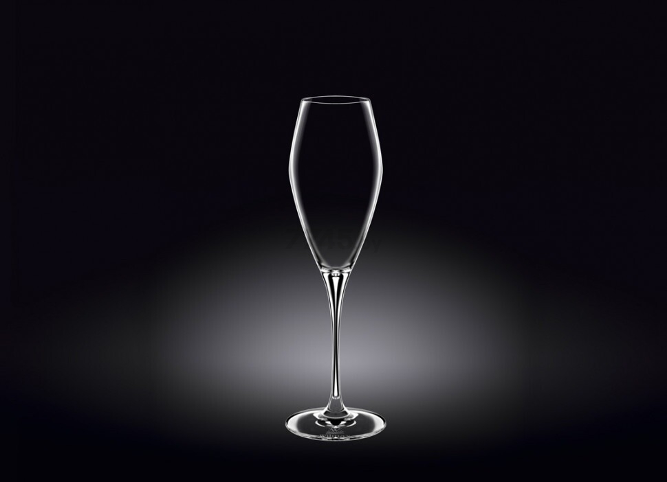Набор бокалов для шампанского WILMAX Crystalline 2 штуки 290 мл (WL-888050/2С) - Фото 2