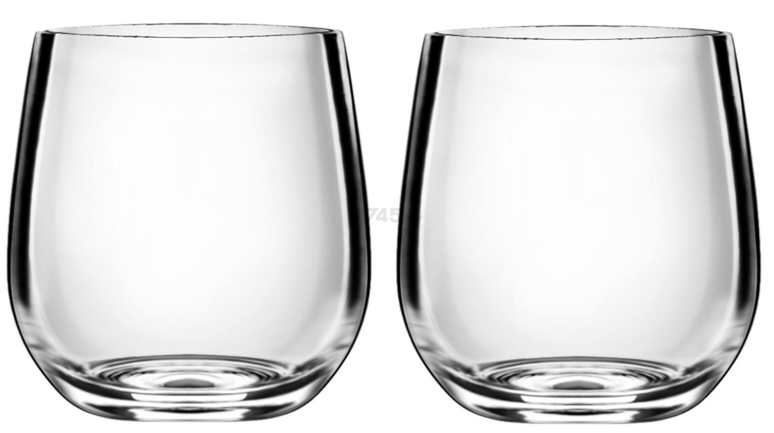Набор стаканов для виски WILMAX Crystalline 2 штуки 400 мл (WL-888051/2C)