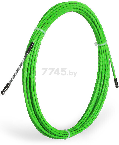 Протяжка для кабеля полиэстеровая FORTISFLEX PET-1-4.0/15 зеленая (76655)