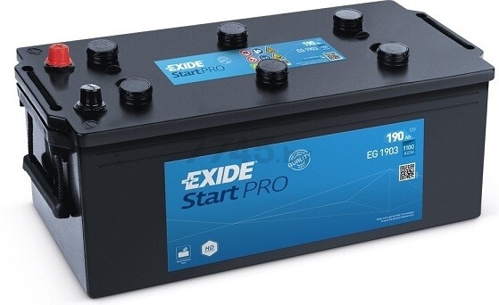 Аккумулятор для грузовых автомобилей EXIDE StartPro 190 А·ч (EG1903)