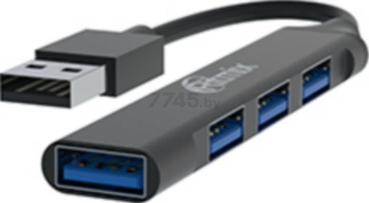 USB-хаб RITMIX CR-4400 Metal