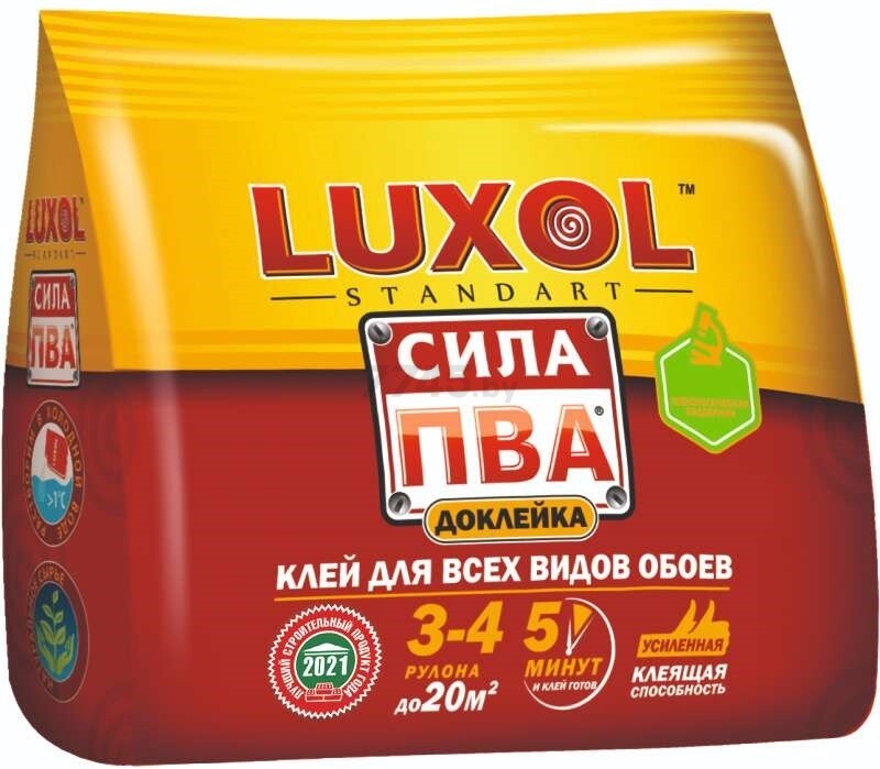 Клей обойный LUXOL Сила ПВА 180 г