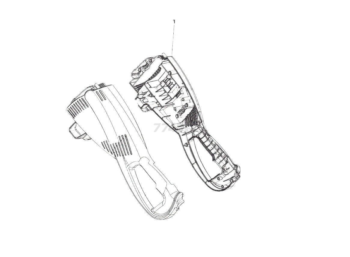 Корпус мотора триммера MAKITA 680000618