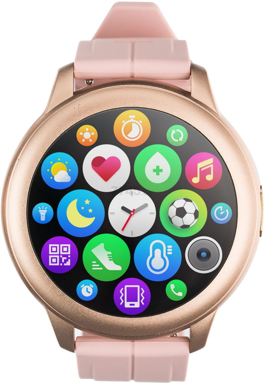 Умные часы GLOBEX Smart Watch Aero V60 Pink - Фото 2