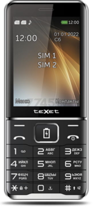 Мобильный телефон TEXET TM-D421 Black