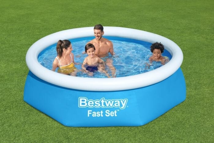 Бассейн BESTWAY Fast Set 57448 (244х61) - Фото 2