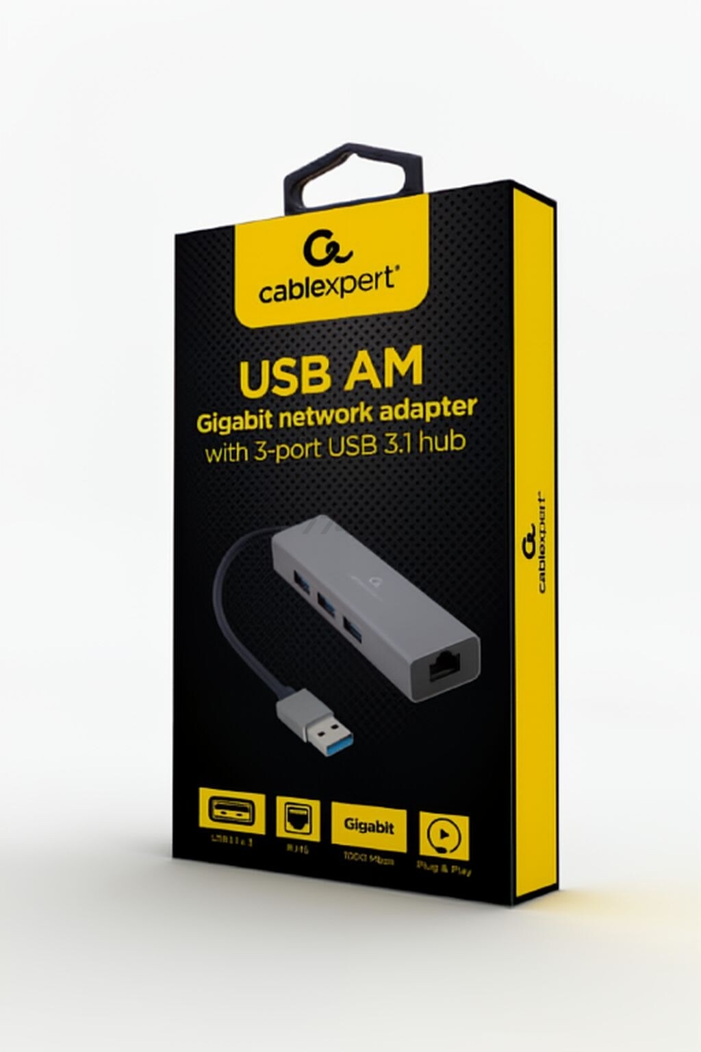 USB-хаб CABLEXPERT A-AMU3-LAN-01 - Фото 5