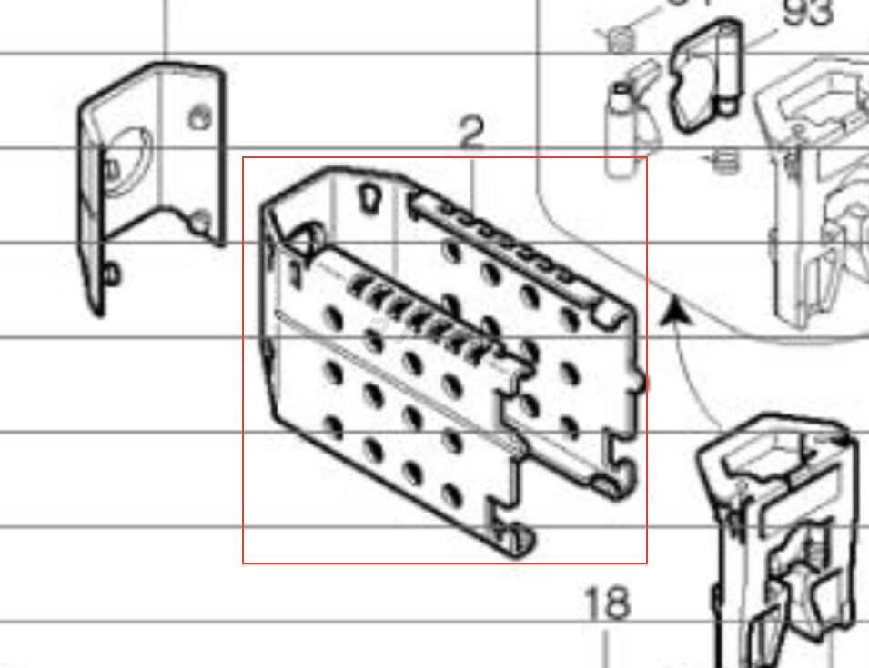 Пластина стопорная MAKITA 55 BFR550 (345839-7)