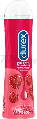 Гель-лубрикант DUREX Play Sweet Strawberry 100 мл (9250437060) - Фото 5