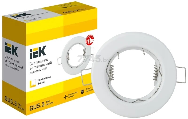 Светильник точечный светодиодный IEK GU5.3 белый (4610084009736) - Фото 2