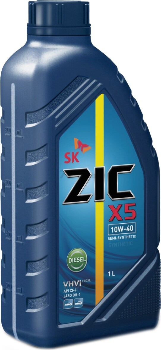 Моторное масло 10W40 полусинтетическое ZIC X5 Diesel 1 л (132660)