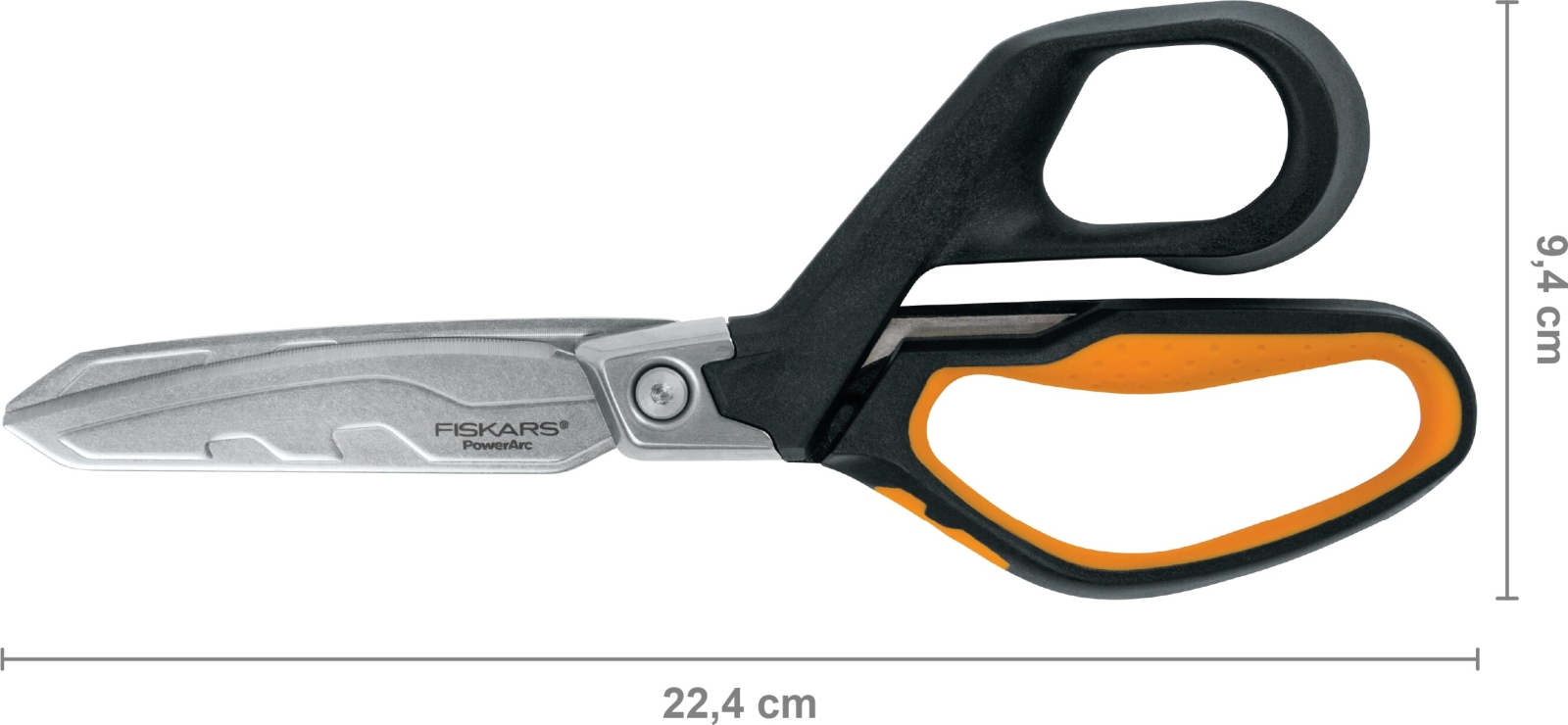 Ножницы для тяжелых работ 224 мм FISKARS PowerArc (1027204) - Фото 2