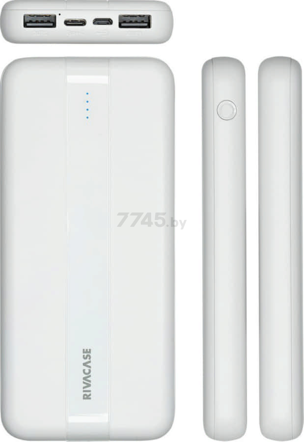 Power Bank RIVACASE VA2041 10000mAh White - Фото 7