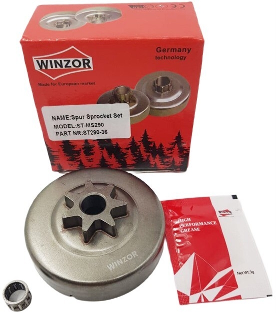 Барабан сцепления литой c подшипником для бензопилы WINZOR к Stihl MS290/390 (ST290-36)