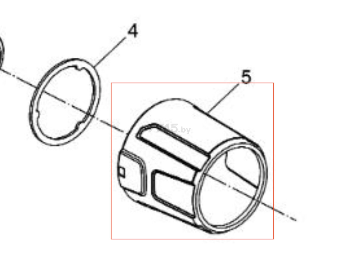 Крышка для фена технического MAKITA HG6030 (PR00000010)