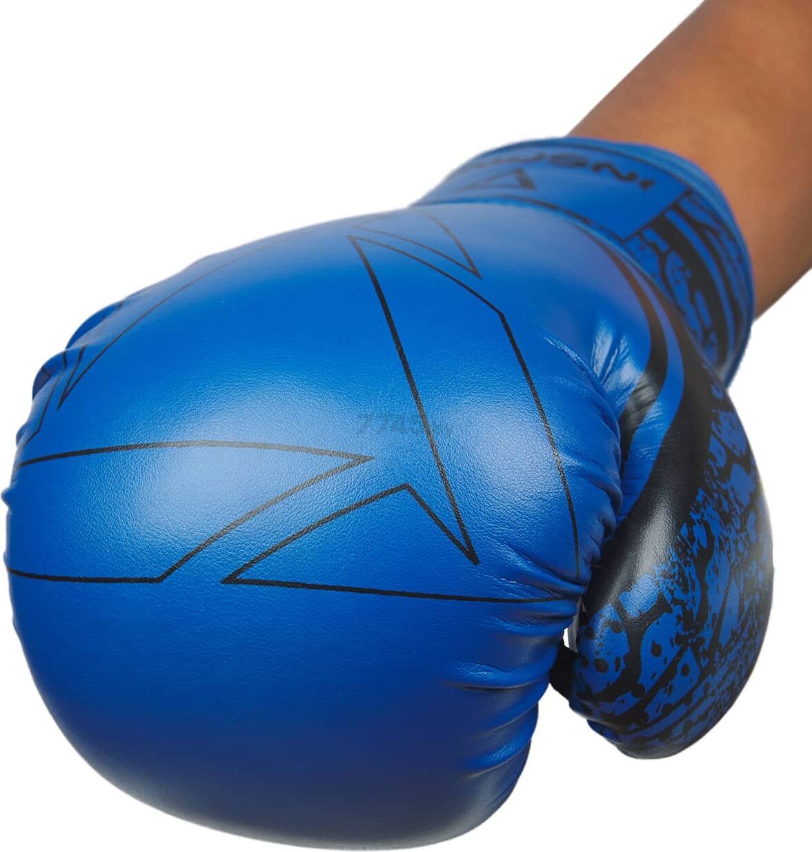 Перчатки боксерские INSANE Odin 8 унций синий (IN22-BG200-BL-8) - Фото 3