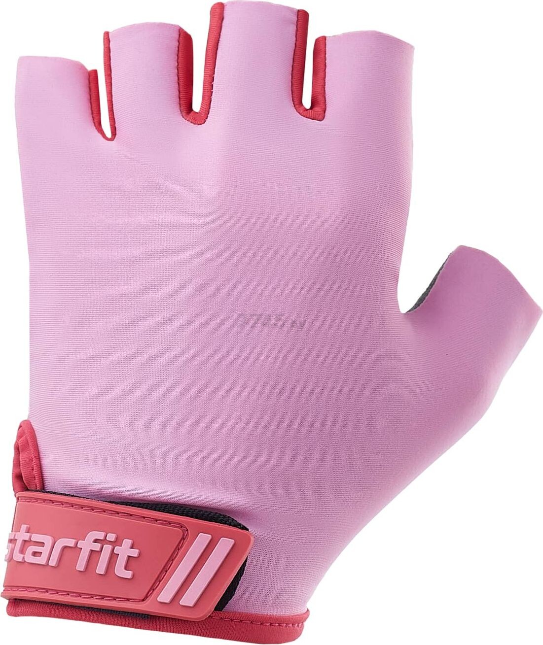 Перчатки для фитнеса STARFIT нежно-розовый (WG-101-PI-S)