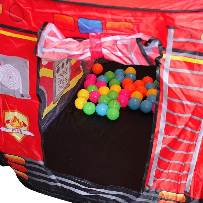 Палатка детская DARVISH Пожарная машина 50 шаров (DV-T-1683) - Фото 4