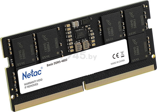 Оперативная память NETAC Basic 8GB DDR5 SODIMM PC5-38400 (NTBSD5N48SP-08) - Фото 3