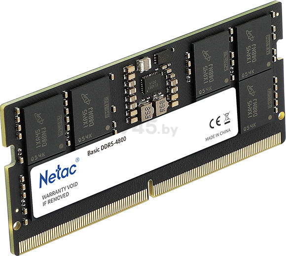 Оперативная память NETAC Basic 8GB DDR5 SODIMM PC5-38400 (NTBSD5N48SP-08) - Фото 4