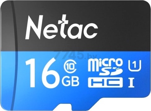 Карта памяти NETAC MicroSDHC 16GB P500 Standard (NT02P500STN-016G-S)