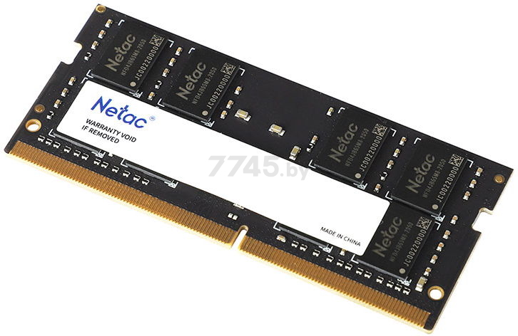 Оперативная память NETAC Basic 16GB DDR4 SODIMM PC4-25600 (NTBSD4N32SP-16) - Фото 2