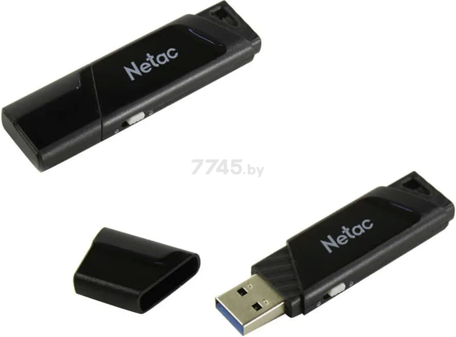 USB-флешка 64 Гб NETAC U336S USB 3.0 (NT03U336S-064G-30BK) - Фото 8